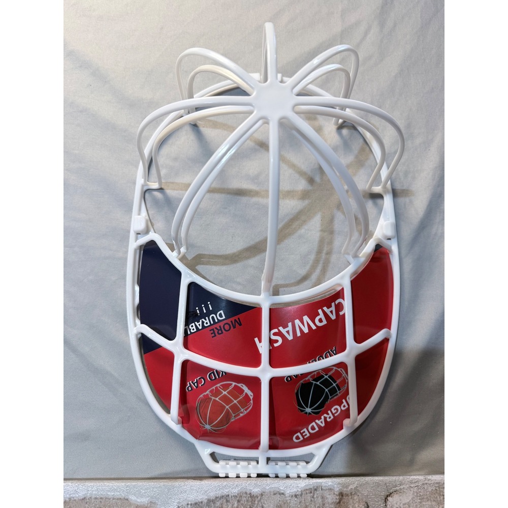 Cap Washer Hat Cleaner Cage for Baseball Caps White Dishwasher Washing Machine‎